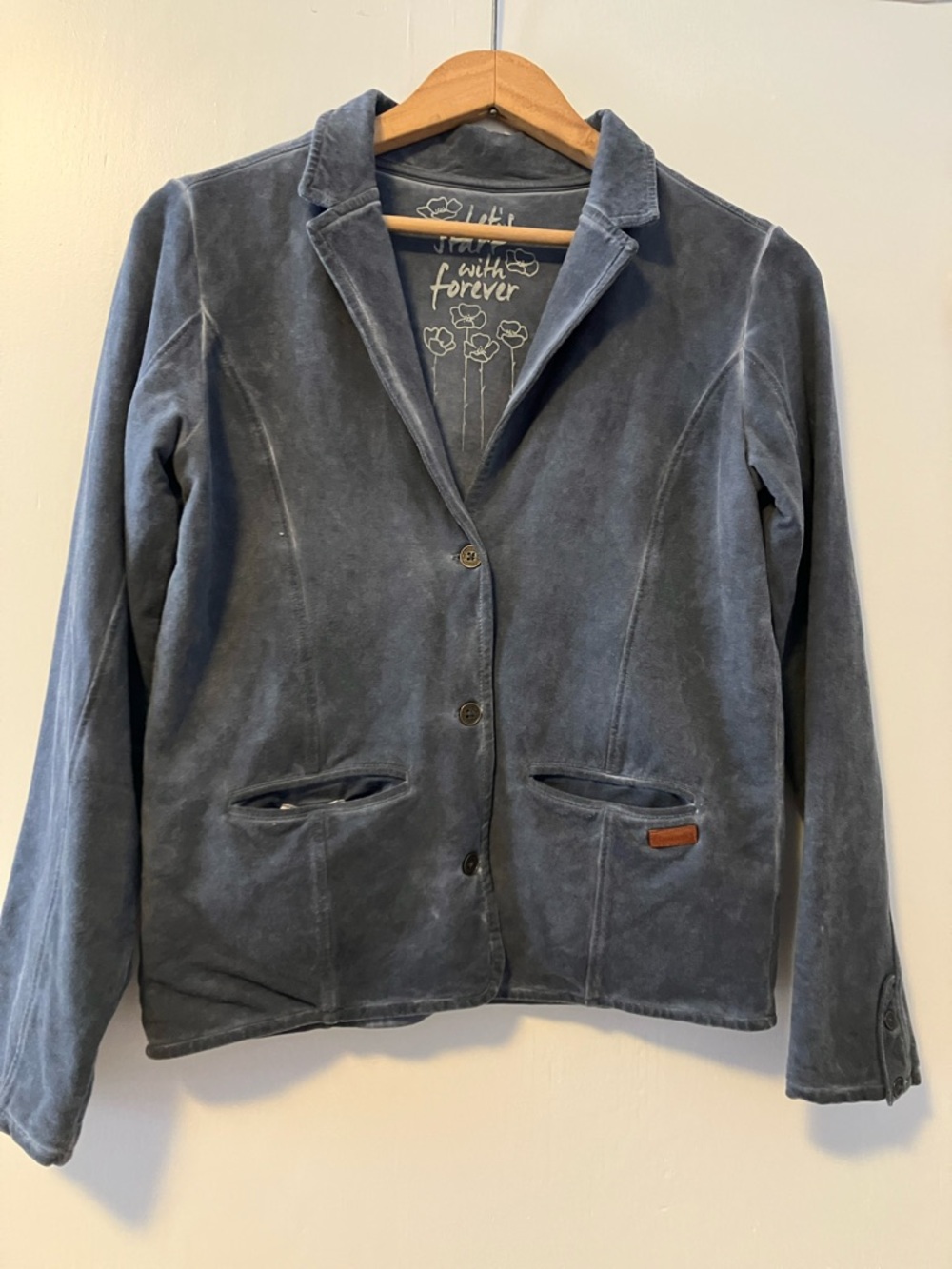 Girls' Grey Jacket Cotton Blend - Stretchy